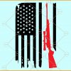 American hunting flag SVG