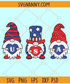 4th of July gnomes SVG