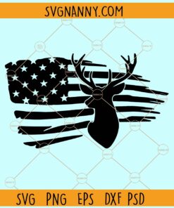 American hunting flag svg