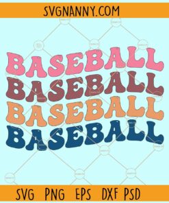 Baseball Retro SVG