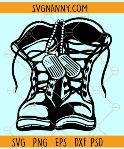 Combat Boots svg