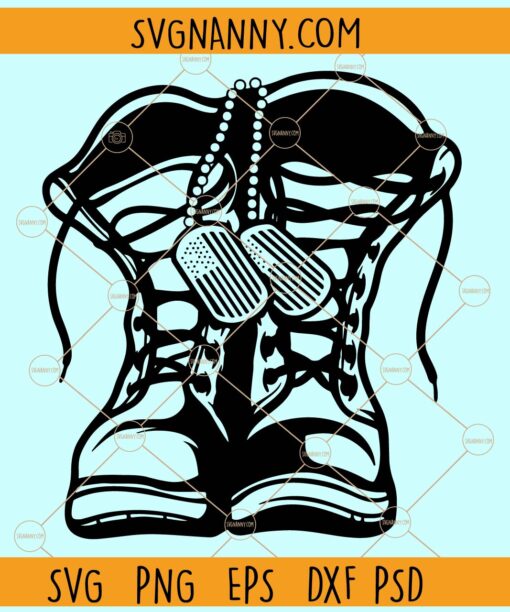 Combat Boots svg