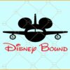 Disney Bound Plane svg