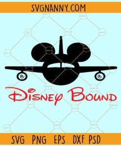 Disney Bound Plane svg