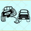 Ford Peeing On Chevrolet Svg file