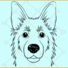 German Shepherd Dog svg