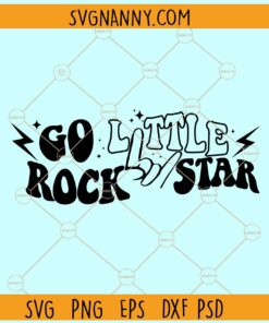 Go little rock star SVG