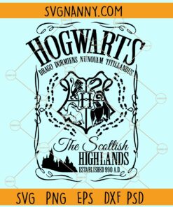 HP Hogwarts SVG
