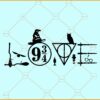 Harry potter inspired love svg