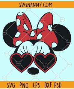 Minnie Mouse polka dot bow svg