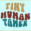 Tiny Human Tamer wavy text Svg