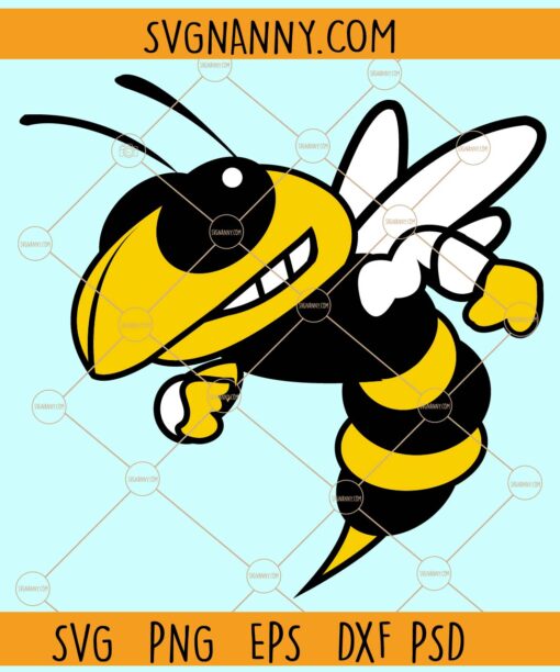 Yellow Jacket hornet svg