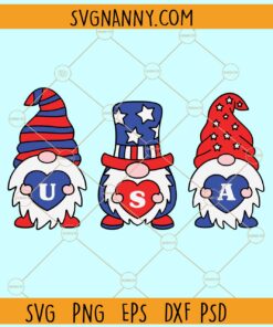 4th of July gnomes SVG