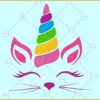 Cat unicorn svg