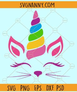 Cat unicorn svg