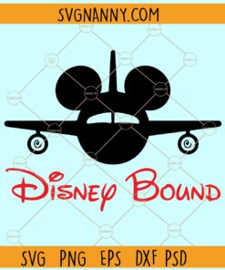 Disney Bound Plane svg