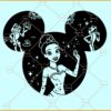 Disney princess Tiana frog svg