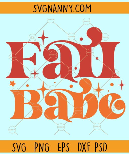 Fall Babe SVG