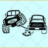 Ford Peeing On Chevrolet Svg file