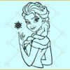 Frozen Elsa svg