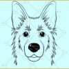 German Shepherd Dog svg