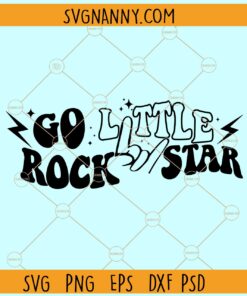 Go little rock star retro SVG