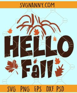 Hello fall svg