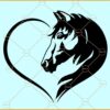 Horse Heart SVG