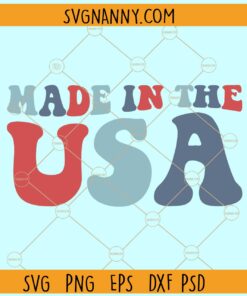 Made in the USA Retro svg