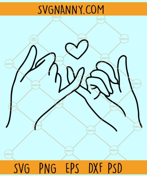 Pinky promise SVG