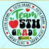 Team 5th grade svg