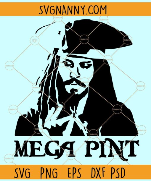 A Mega Pint Johnny Depp svg