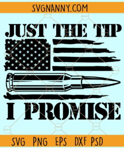 Just the tip I promise flag SVG