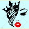 Leo queen pretty face svg