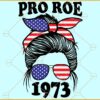 Messy bun pro roe svg
