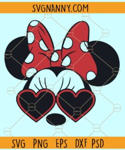 Minnie Mouse polka dot bow svg