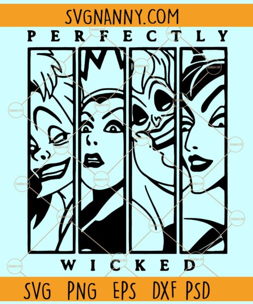 Perfectly Wicked Villains SVG