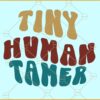Tiny Human Tamer wavy letters Svg