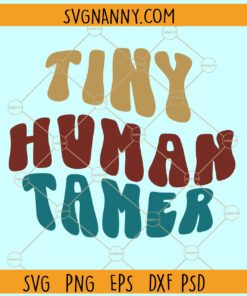 Tiny Human Tamer wavy letters Svg