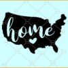 USA home map SVG