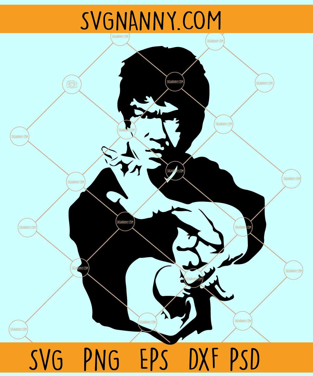 Bruce Lee svg, Bruce lee birthday SVG, Karate svg, Bruce Lee dragon svg