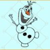 Frozen Olaf SVG, Disney Character SVG, Disney Olaf Face Svg, Olaf Face Svg