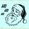 Santa Ho Ho Ho SVG, Santa Claus SVG, Retro Christmas SVg, Santa SVG