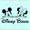 Mickey Minnie Disney bound SVG, Disney Bound Svg, Mouse Bound Svg, Family Vacation Trip Svg