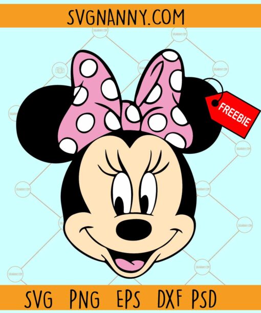 Smiling Minnie Mouse svg free, Disney Minnie svg free, Minnie mouse svg free