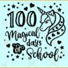 100 magical days of school svg. 100 days of school SVG