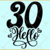 30 Hello SVG