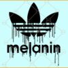 Adidas Melanin dripping Svg, Adidas Melanin svg, Adidas logo svg, Dripping svg