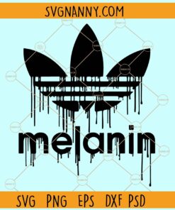 Adidas Melanin dripping Svg, Adidas Melanin svg, Adidas logo svg, Dripping svg