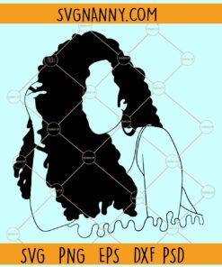 Afro Queen diva SVG